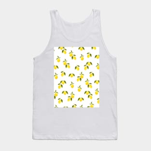 Citrus Lemon Fruit Pattern Tank Top